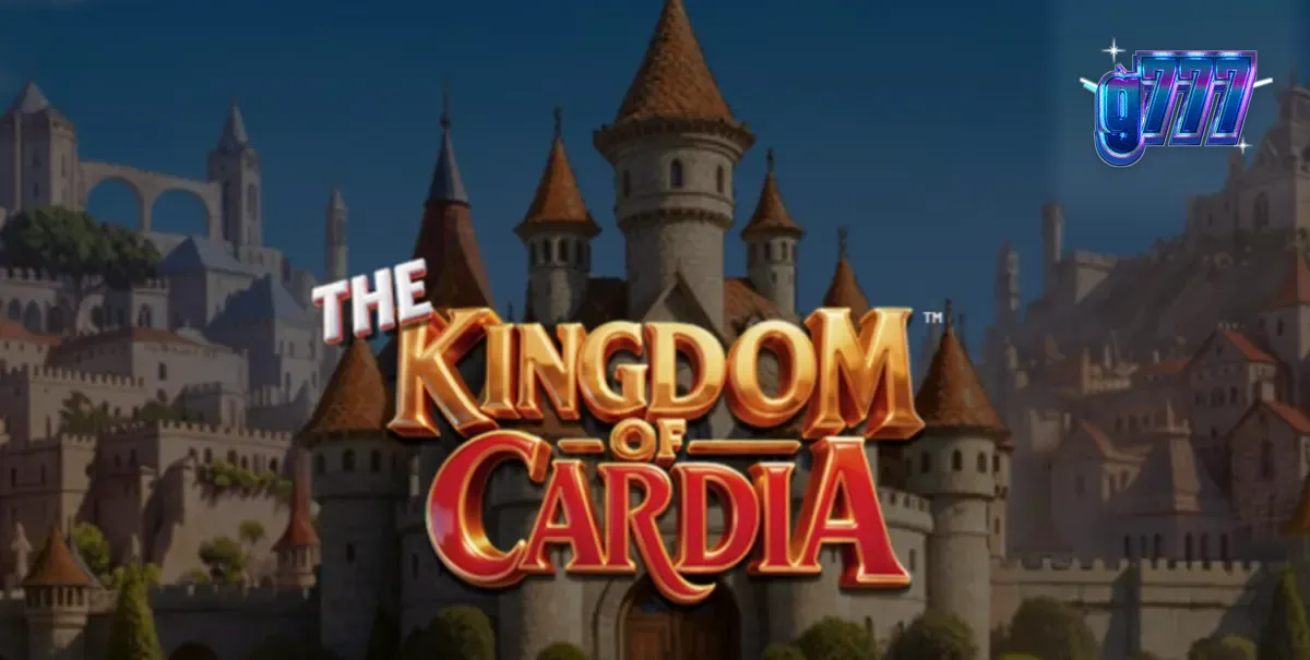 The Kingdom of Cardia স্লট গেমের একটি দৃশ্য যেখানে কার্ড এবং ফ্যান্টাসি থিম ফুটে উঠেছে