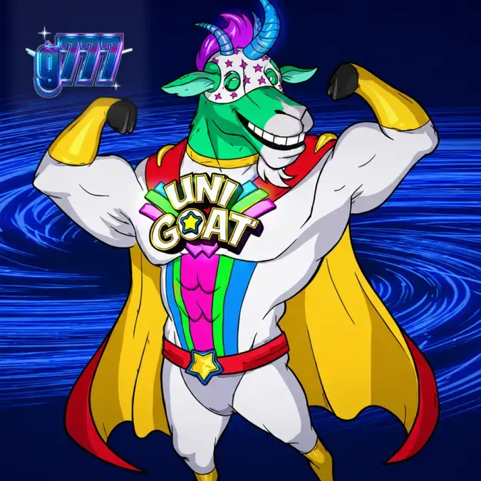 Unigoat স্লট গেমের রঙিন এবং জাদুকরী ইন্টারফেস